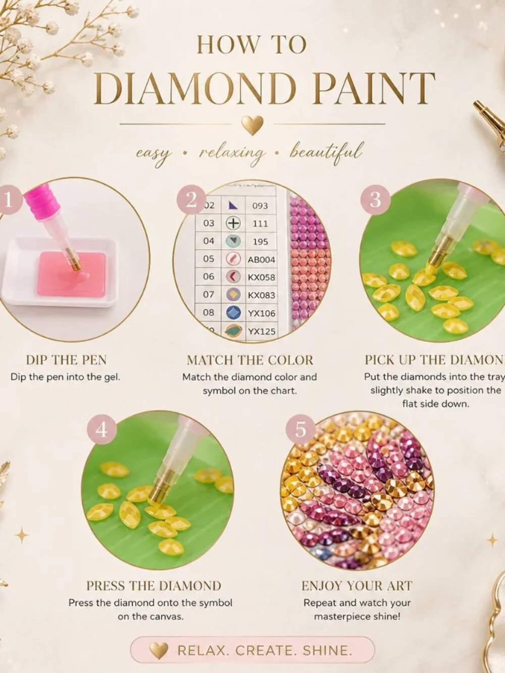 Pink Bow Diamond Painting Kit | “You Are Loved” DIY Craft | Full Drill Sparkle A